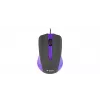 Ratón USB con cable, 3 botones, superficie engomada