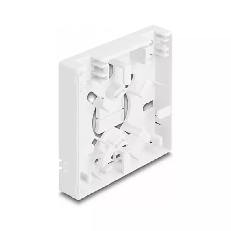 Roseta de conexión de fibra óptica DeLOCK 2 x SC simplex LC dúplex blanca