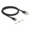 Cable USB DeLOCK 88165 1 m USB A negro