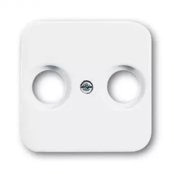Busch-Jaeger Reflex SI 2531-214 placa central para toma de antena, 2 vías, blanco alpino