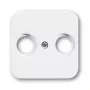 Busch-Jaeger Reflex SI 2531-214 placa central para toma de antena, 2 vías, blanco alpino