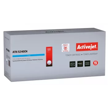 Tóner Activejet ATK-5240CN (sustituto de Kyocera TK-5240C; Supreme; 3000 páginas; cian)