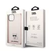 Karl Lagerfeld KLHCP14MCTRI iPhone 14 Plus / 15 Plus 6.7 Carcasa rígida rosa / rosa transparente Choupette Body