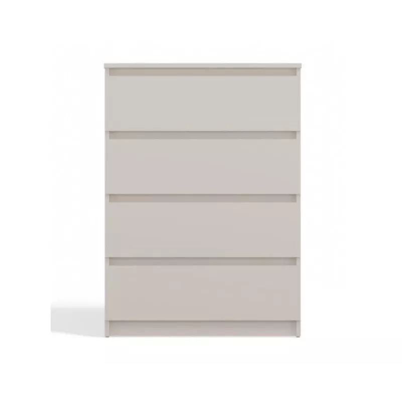 Cómoda Top e Shop MALWA M4, 4 cajones, crema, 700×970×400 mm, laminado