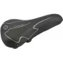 Sillín de bicicleta FISCHER Trekking 85652 con suspensión de elastómero, negro/blanco
