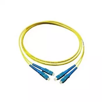 Cable de fibra óptica dúplex para conexión monomodo SC / SC, 9/125, longitud: 10 m, Good Connections® (LW-910SC)
