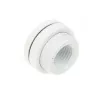 Accesorio de refrigeración BitsPower BP-DWWP-C04 — latón, acabado blanco para refrigeración líquida de PC
