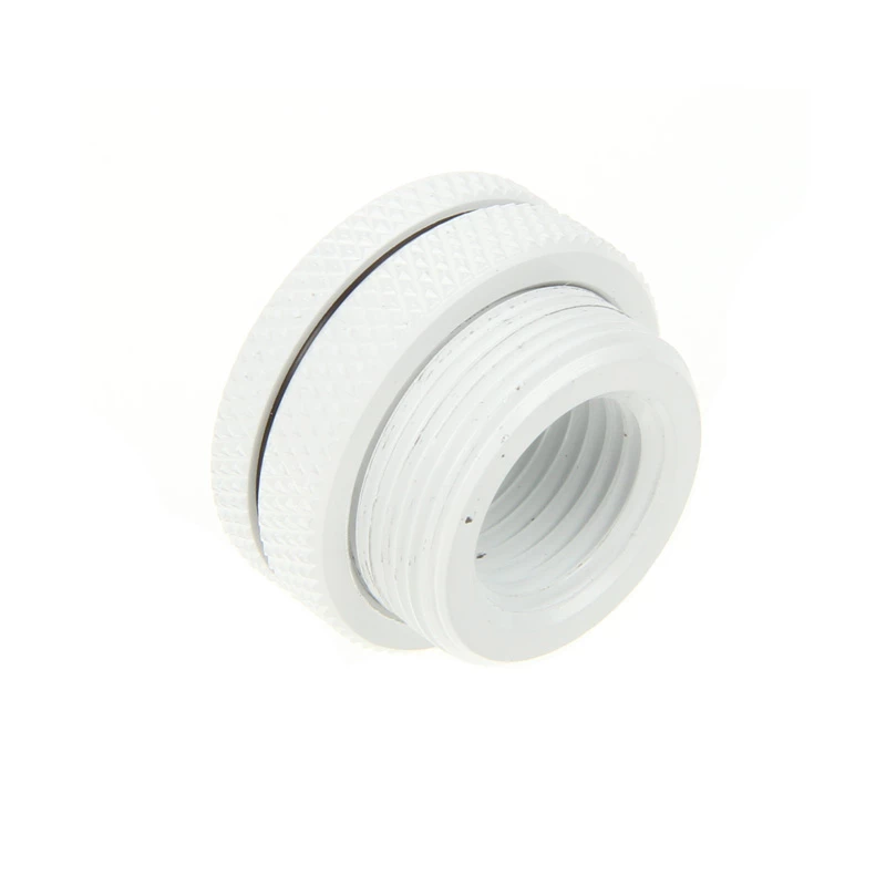 Accesorio de refrigeración BitsPower BP-DWWP-C04 — latón, acabado blanco para refrigeración líquida de PC