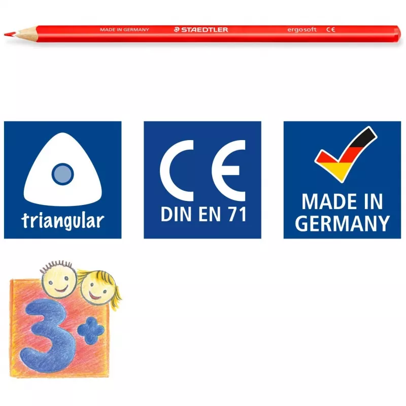 Lápices de colores Staedtler Ergosoft 157 multicolor 36 uds.