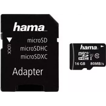 Hama microSDHC 16 GB UHS-I Class 10