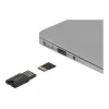 Lector de tarjetas DeLOCK USB 2.0 negro Micro SD MicroSDHC MicroSDXC 480 Mbit/s