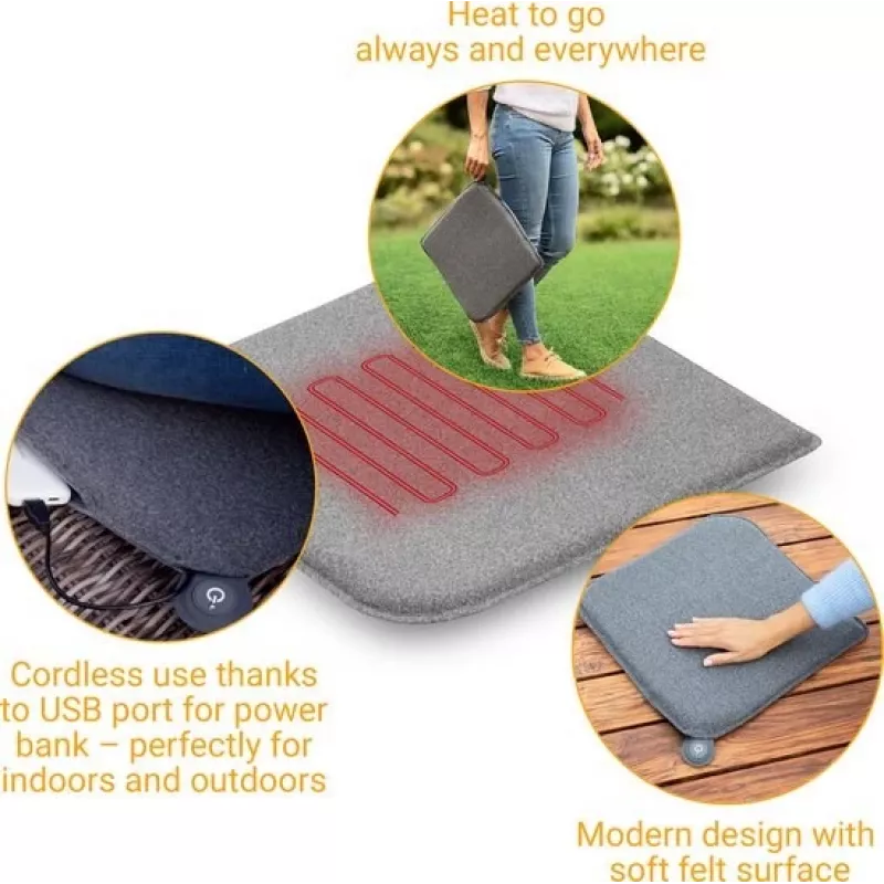 Medisana OL 600 cojín de asiento de exterior (gris)