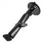 Soporte de doble bola con ventosa RAM Mounts Twist-Lock, aluminio, negro