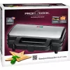 ProfiCook PC-ST 1092 - Sandwichera - 900 W - Acero inoxidable/Negro