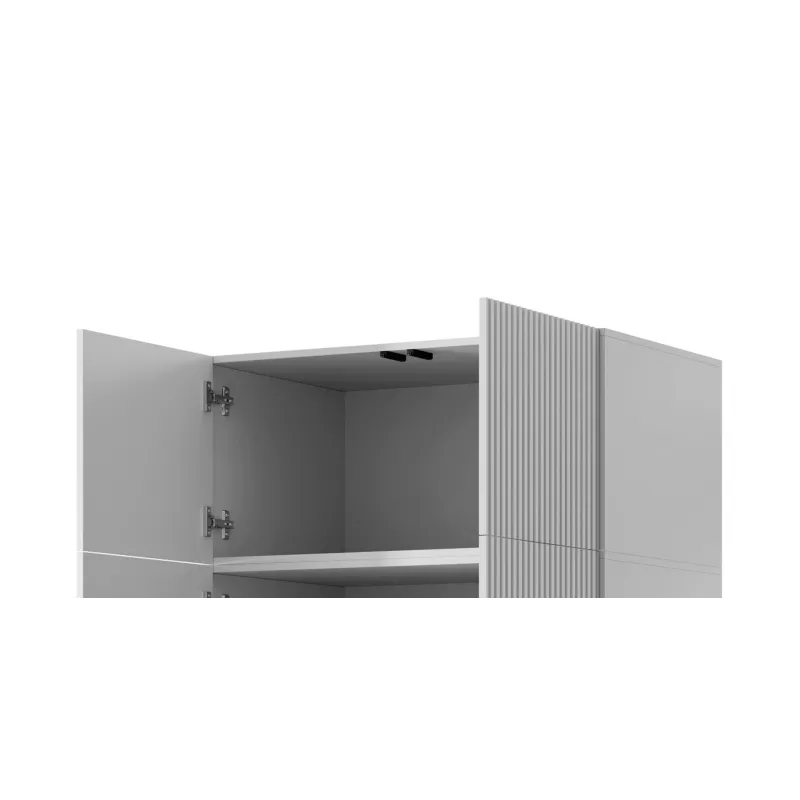 Armario ropero cama meble PAFOS 2D BASE 90×55,5×45 cm blanco mate, 2 puertas