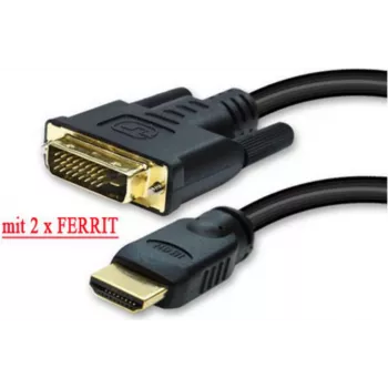 Cable HDMI a DVI ShiverPeaks 77485-RE, 5 m, conectores bañados en oro