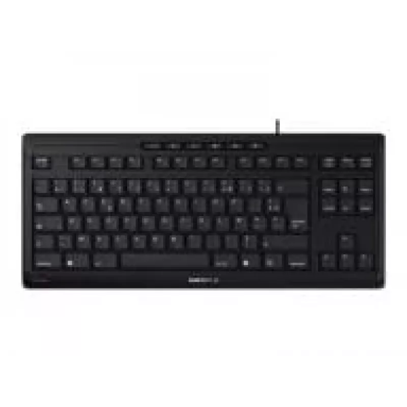 Teclado CHERRY STREAM TKL USB AZERTY francés negro con cable 94 teclas