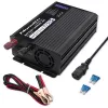 Cargador de baterías inteligente Qoltec Smart Monolith para baterías LiFePO4 AGM GEL SLA | 20A | 24V