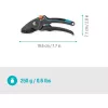 Tijera de jardín GARDENA PremiumCut Flex 12250-20 con mango ergonómico y diseño ligero