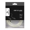 Gembird CCP-USB3-AMCM-6-W cable USB 3.0, de USB-A a USB-C, 1,8 m, blanco
