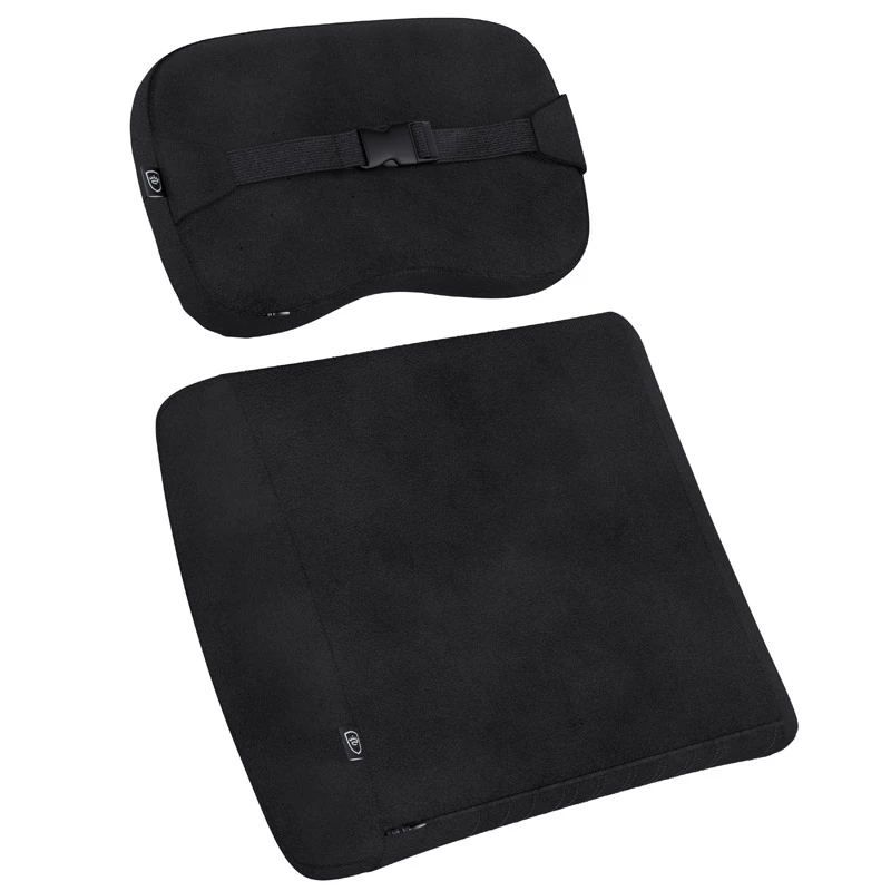 Set de cojines de espuma viscoelástica noblechairs Shure Edition GAGC-343 — cojín lumbar y cervical