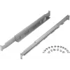 Kit de raíles para rack PowerWalker 10120531 — plateado, ancho 550 mm, alto 140 mm, fondo 70 mm, compatible con profundidad de rack 78–120 cm, peso 3,1 kg