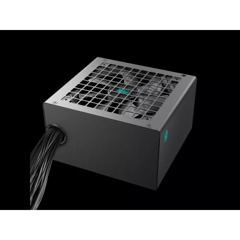 Fuente de alimentación ATX DeepCool PF600X 600W 80 PLUS Bronze, 600 W, ventilador de 12 cm, ATX 2.52, 24 pines, 2×(6+2) PCIe, 8×SATA