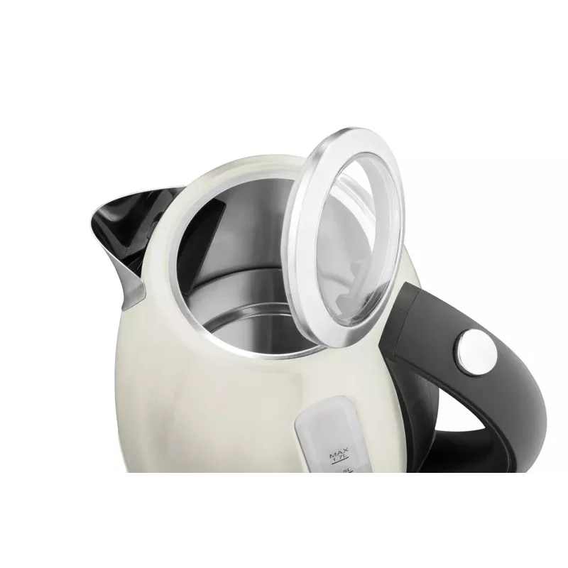 ETA | Hervidor | ELA ETA859890070 | Estándar | 2100 W | 1,7 L | Acero inoxidable | Base giratoria 360° | Crema