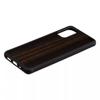 Funda protectora para Samsung Galaxy S20+ — Man and Wood — ébano negra