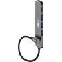 Goobay 79157 - Hub USB-C 3.2 4 puertos 5 Gbit/s 4x USB-A 3.2 - Digital/Datos (79157)