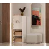Cómoda ALMA blanca/roble artisan