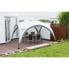 Pabellón Event Shelter, 3,65 x 3,65 m (Gris claro/Gris)