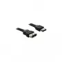 Cable de extensión Power Over eSATA DeLOCK 84389 1 m conector macho-hembra negro