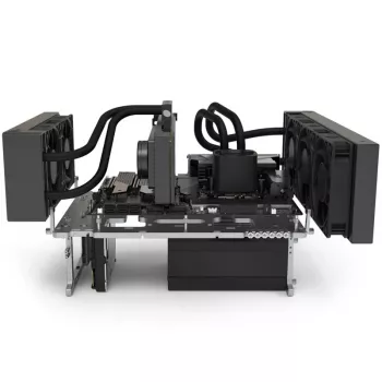 Carcasa benchtable Streacom BC1 V2 – chasis abierto de prueba/bench, titanio