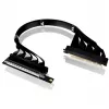 Thermaltake cable riser PCI-E 4.0 doble de 90 grados, 40 cm, negro