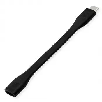 Adaptador de cable ROLINE USB4 Gen3x2 40Gbit/C-C ST/BU Plano – Cable – Digital/Datos