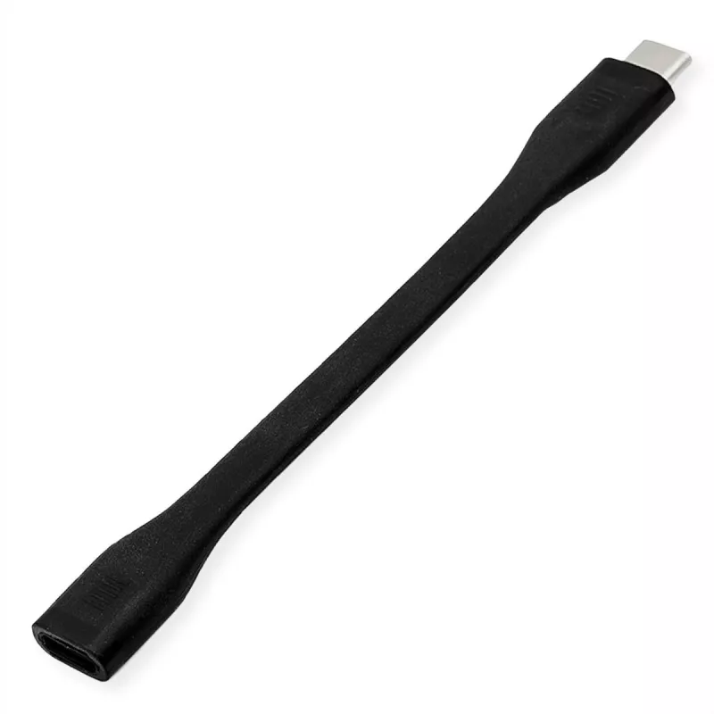 Adaptador de cable ROLINE USB4 Gen3x2 40Gbit/C-C ST/BU Plano – Cable – Digital/Datos