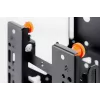 Soporte de pared EDBAK | VWPOP40 Soporte Pop-Out para videowall con cierre rápido | 19-43 pulgadas | Capacidad máxima de carga 25 kg | Negro