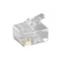 Microconnect KON502-10R conector de cable RJ-12 6P6C transparente