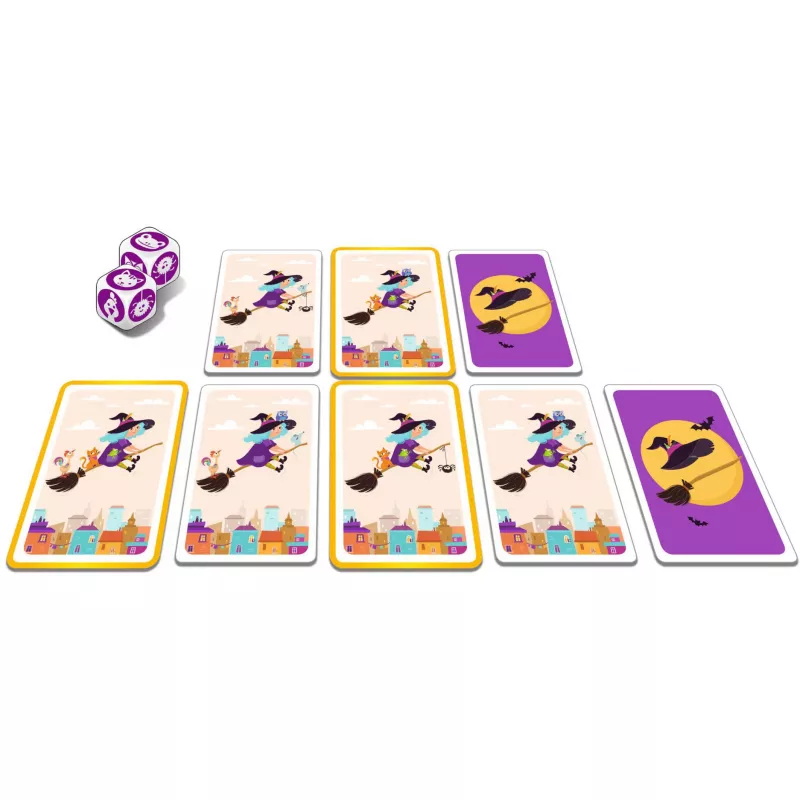 Hexe, Tier... wer fehlt denn hier, juego de dados