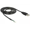 Cable de cámara DeLOCK 95986 1,5 m negro