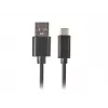 Cable USB 2.0 LANBERG CA-USBO-20CU-0010-BK — USB A a USB C, 1 m, negro, 480 Mbit/s
