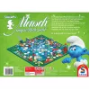 Schmidt Spiele Los Pitufos, juego de mesa clásico Parchís