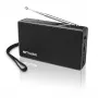 Muse | M-030R | radio de bolsillo de 2 bandas | negro