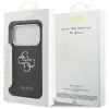 GUESS | Hardcase 4G | Funda trasera | iPhone 17 Pro Max | Apple | Cuero ecológico/PC/Plástico/TPU | Negro