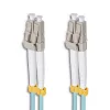 Qoltec - Cable de conexión - multimodo LC/UPC (M) a multimodo LC/UPC (M) - 1 m - fibra óptica - dúplex - 50/125 micrómetros - OM3 - libre de halógenos