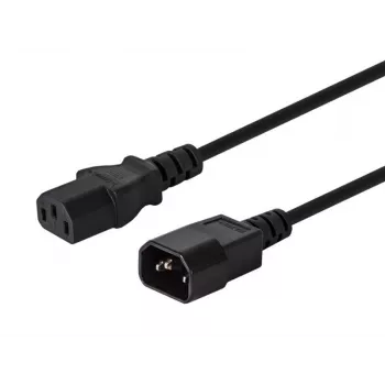 Cable SAVIO CL-99 (C14 / IEC C14 / IEC 320 C14 M - C13 H; 1 2m; color negro)
