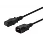 Cable SAVIO CL-99 (C14 / IEC C14 / IEC 320 C14 M - C13 H; 1 2m; color negro)