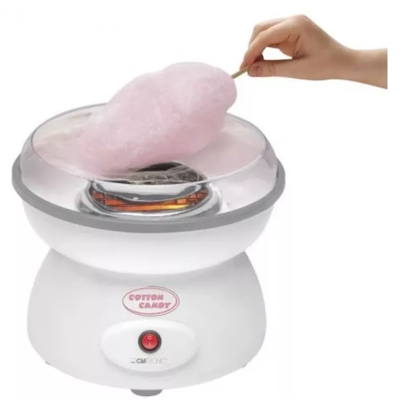 Máquina de algodón de azúcar Clatronic ZWM 3478 500 W blanca