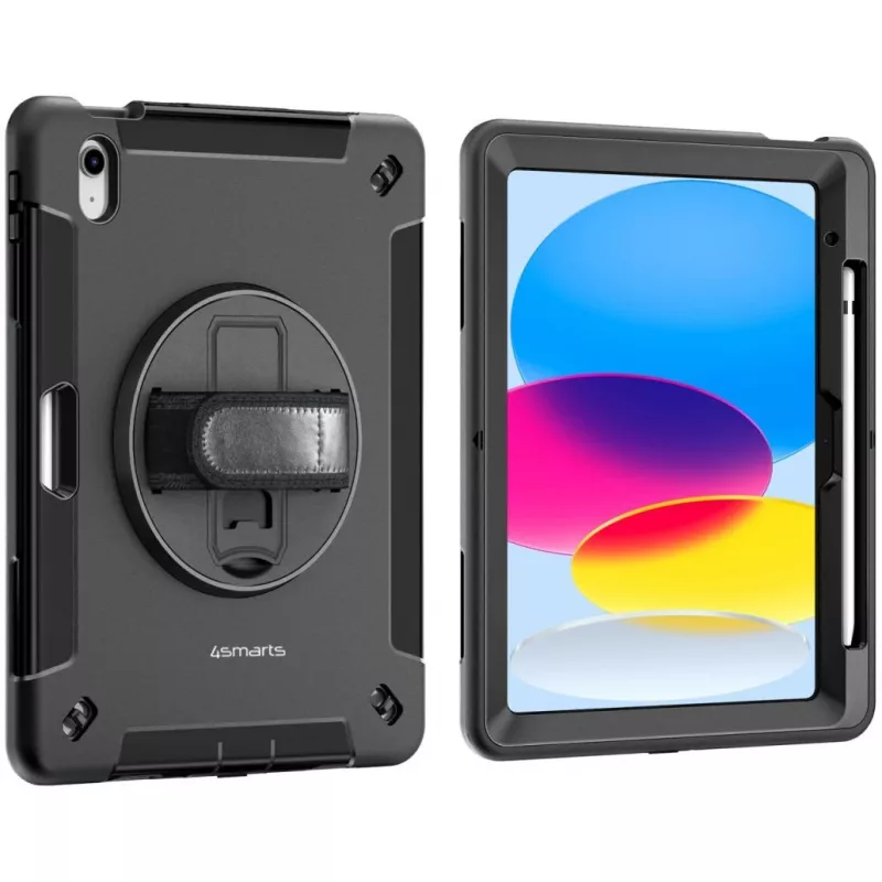 Funda 4smarts Rugged Case Grip iPad 10,9 27,7 cm Negro